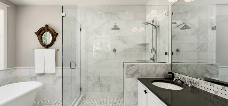 bathroom shower door installation in Coto de Caza